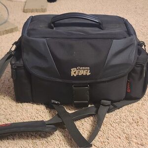 Canon Rebel T3 Camera with Lenses and Case